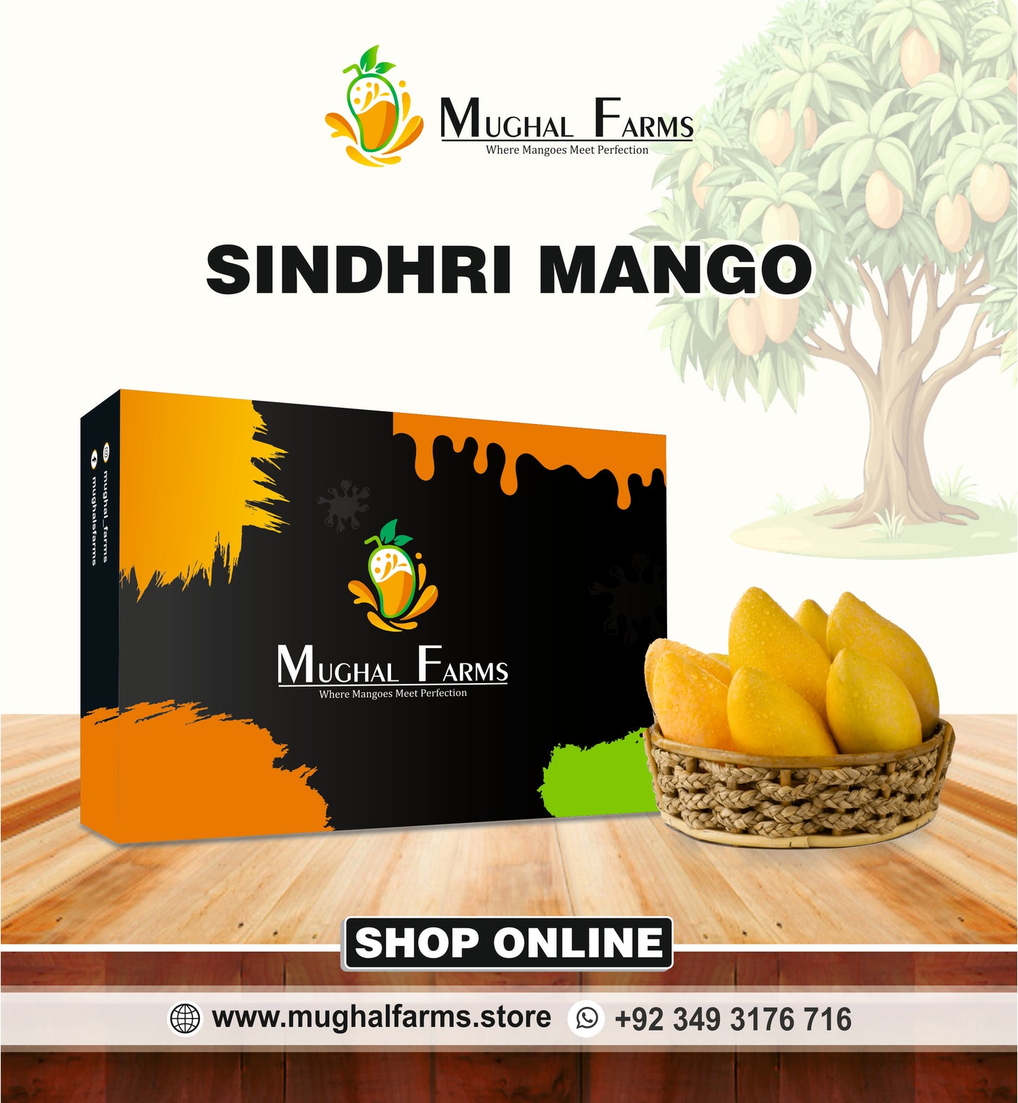 Export Quality Sindhri Mango Box